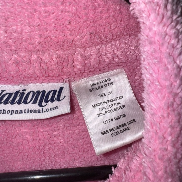 💗 Vintage-Style Pink National Chenille Button-Up Jacket/Cardigan 💗 - Picture 2 of 3